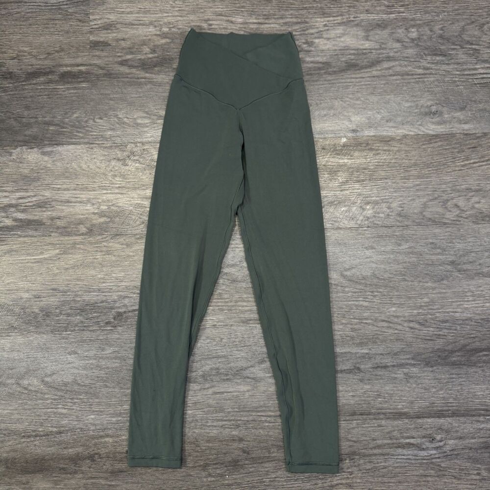 OFFLINE by Aerie Leggings Womens Small Green High Waist Yoga Workout Pants